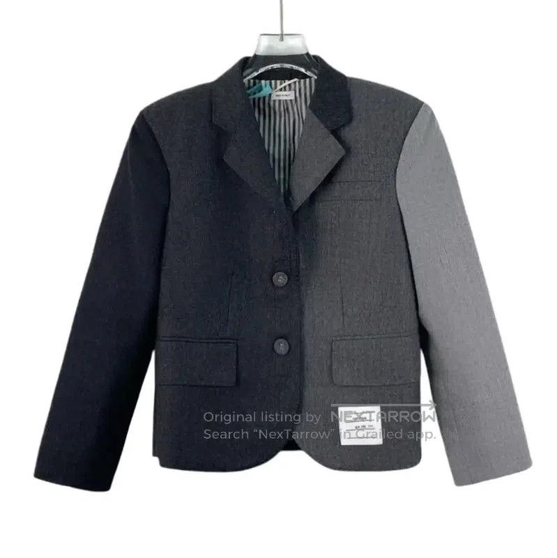 Thom Browne Thom Browne Women's Gray Wool Jacket . Size S / US 4 / IT 40 - 1 Thumbnail