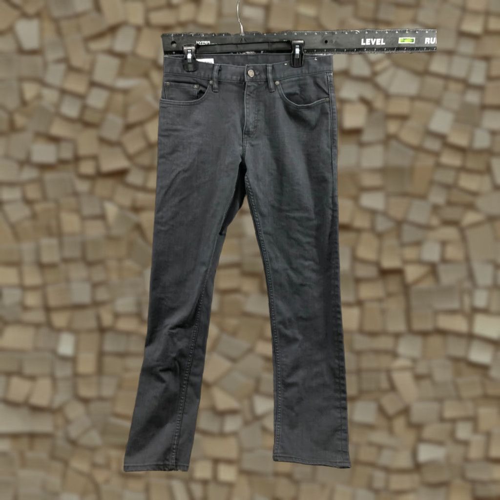 Banana Republic Banana Republic Jeans Size 31x32 Regular Straight Mens Gray Medium Wash Denim Cotton Blend Belt Loops 5-Pocket Size US 31 - 1 Thumbnail