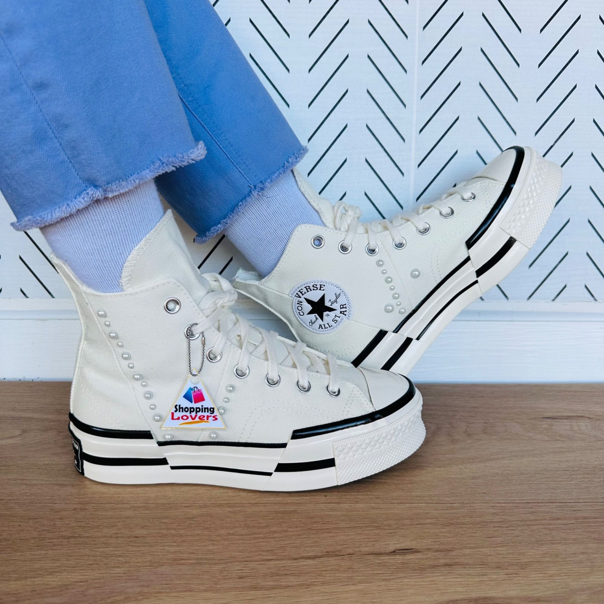 ❤️❤️❤️CONVERSE Chuck 70 Plus Hi Gems Sz Women's Platform S