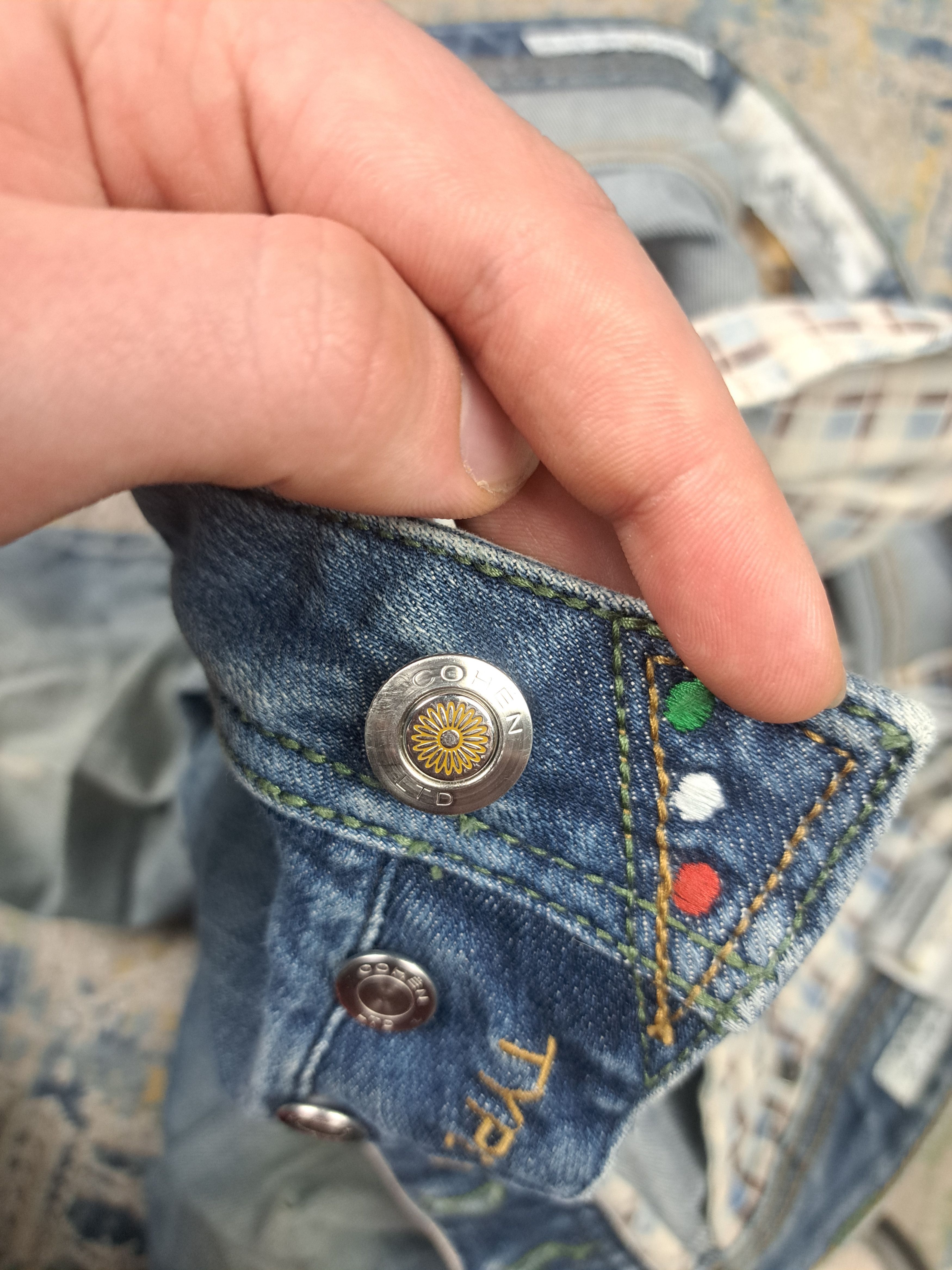 Jacob Cohen Jacob Cohen Pony Hair Patch Handmade Distressed Denim Size US 32 / EU 48 - 15 Thumbnail