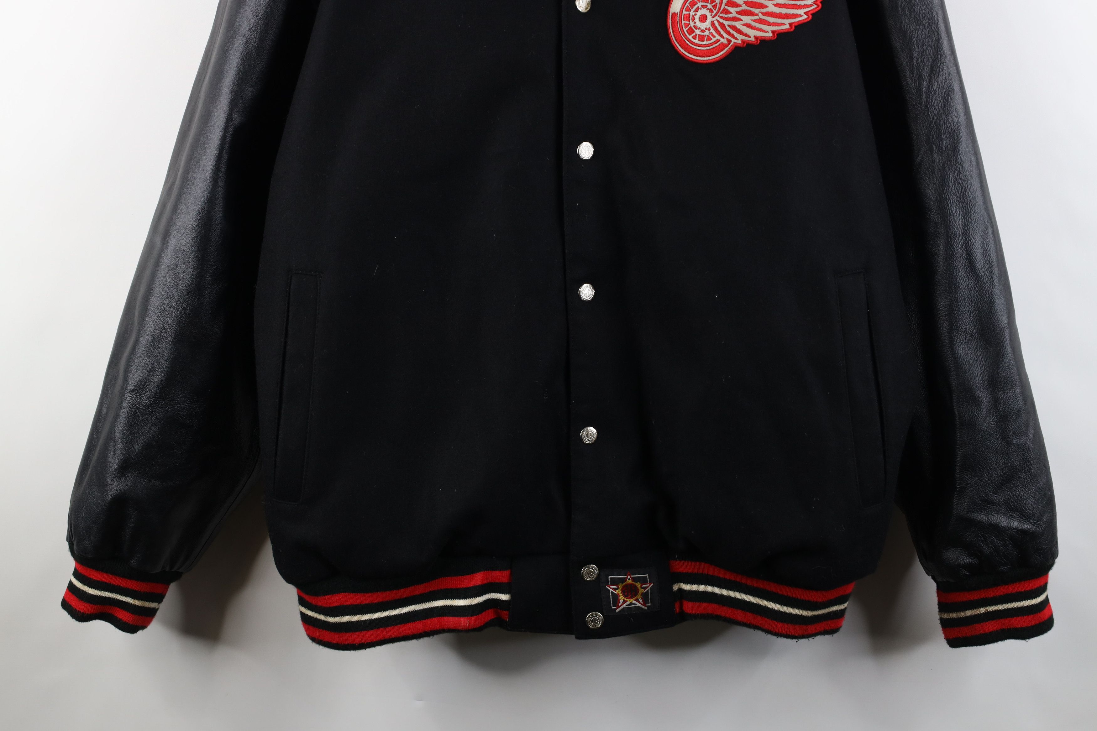Vintage Vintage 90s Reversible Hockey Wool Leather Varsity Jacket Size US XL / EU 56 / 4 - 3 Thumbnail