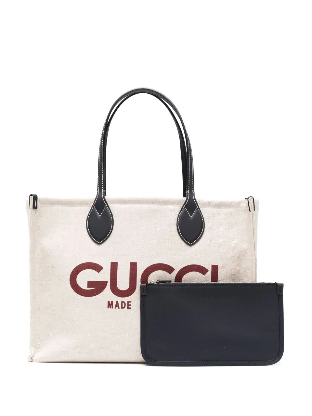 Gucci o1la5ras0526 Size: OS / Medium Tote Bag With Gucci Print Size ONE SIZE - 6 Thumbnail