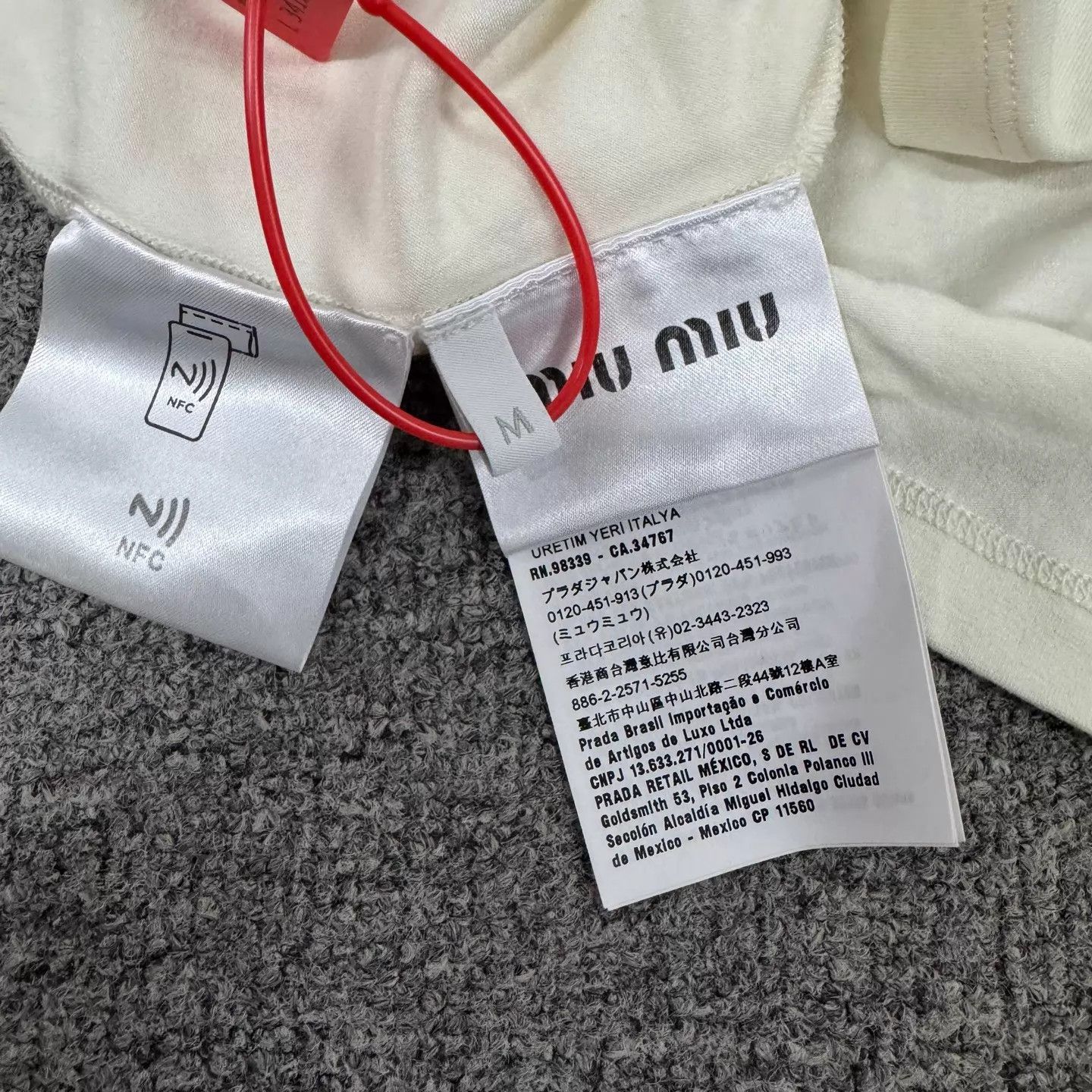 Miu Miu MIU MIU Logo Short Sleeve Tee M 99 New Size M / US 6-8 / IT 42-44 - 7 Thumbnail