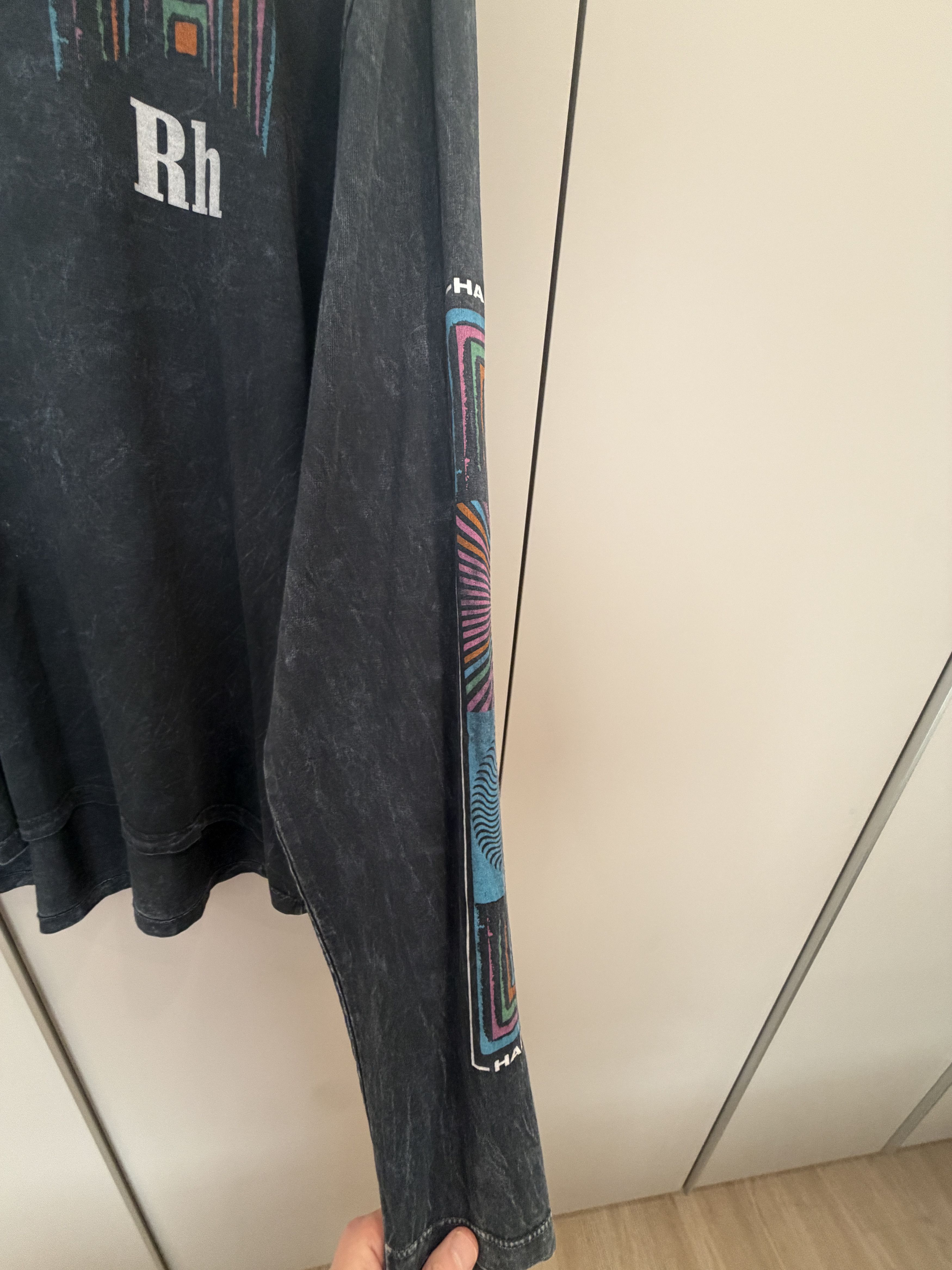 Rhude Rhude Happiness Long Sleeve T (Fits like L / Actual Size S) Size US L / EU 52-54 / 3 - 10 Thumbnail