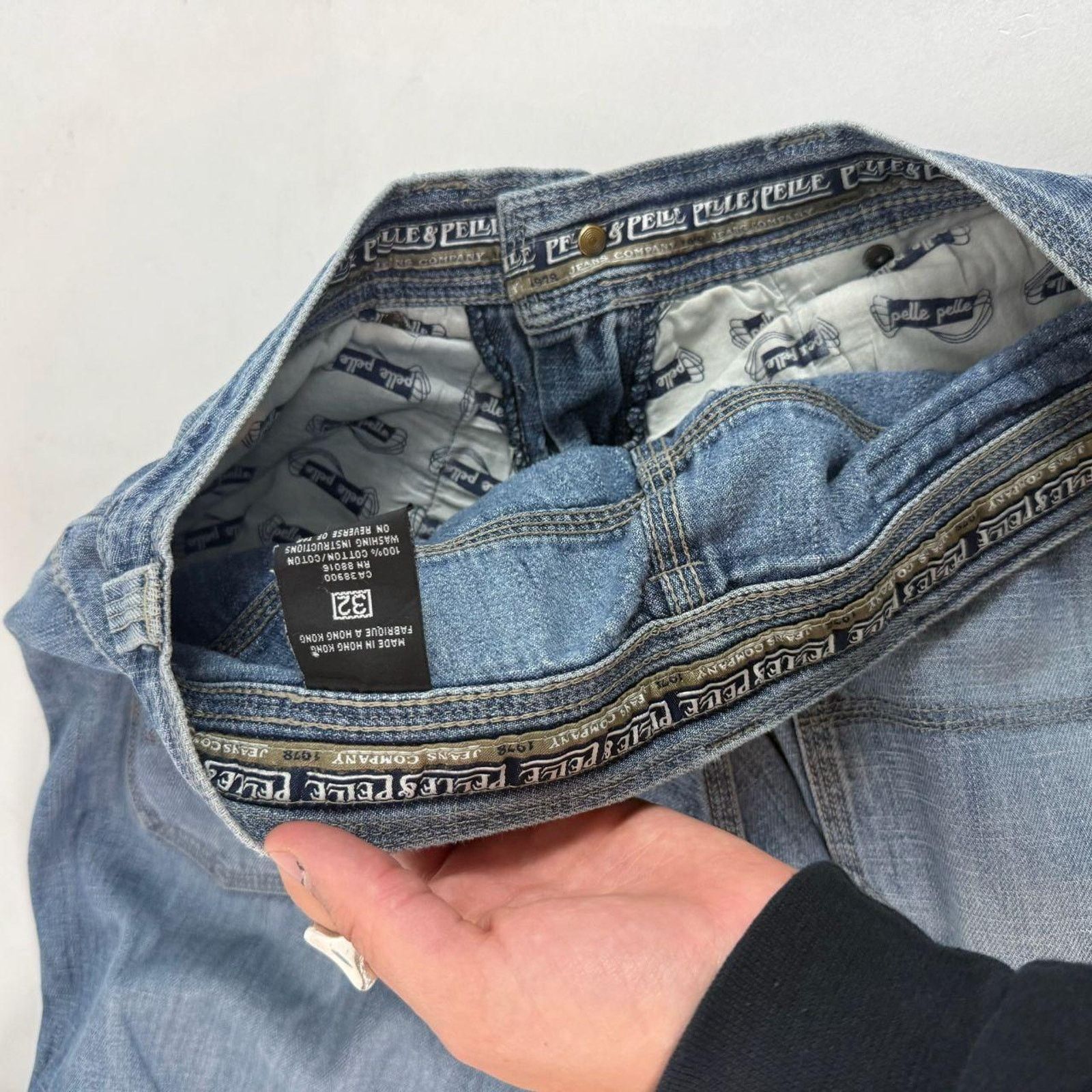 Japanese Brand × Pelle Pelle × Vintage Vintage y2k carpenter pelle pelle skater baggy archive jeans Size US 32 / EU 48 - 6 Thumbnail