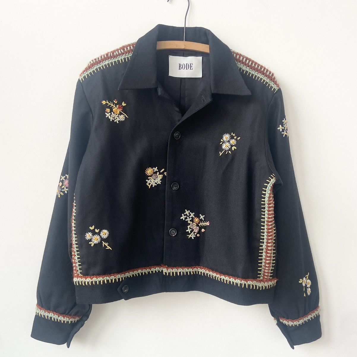 Bode Bode Wool Crocheted Jacket Medium Fall 2020 | Grailed