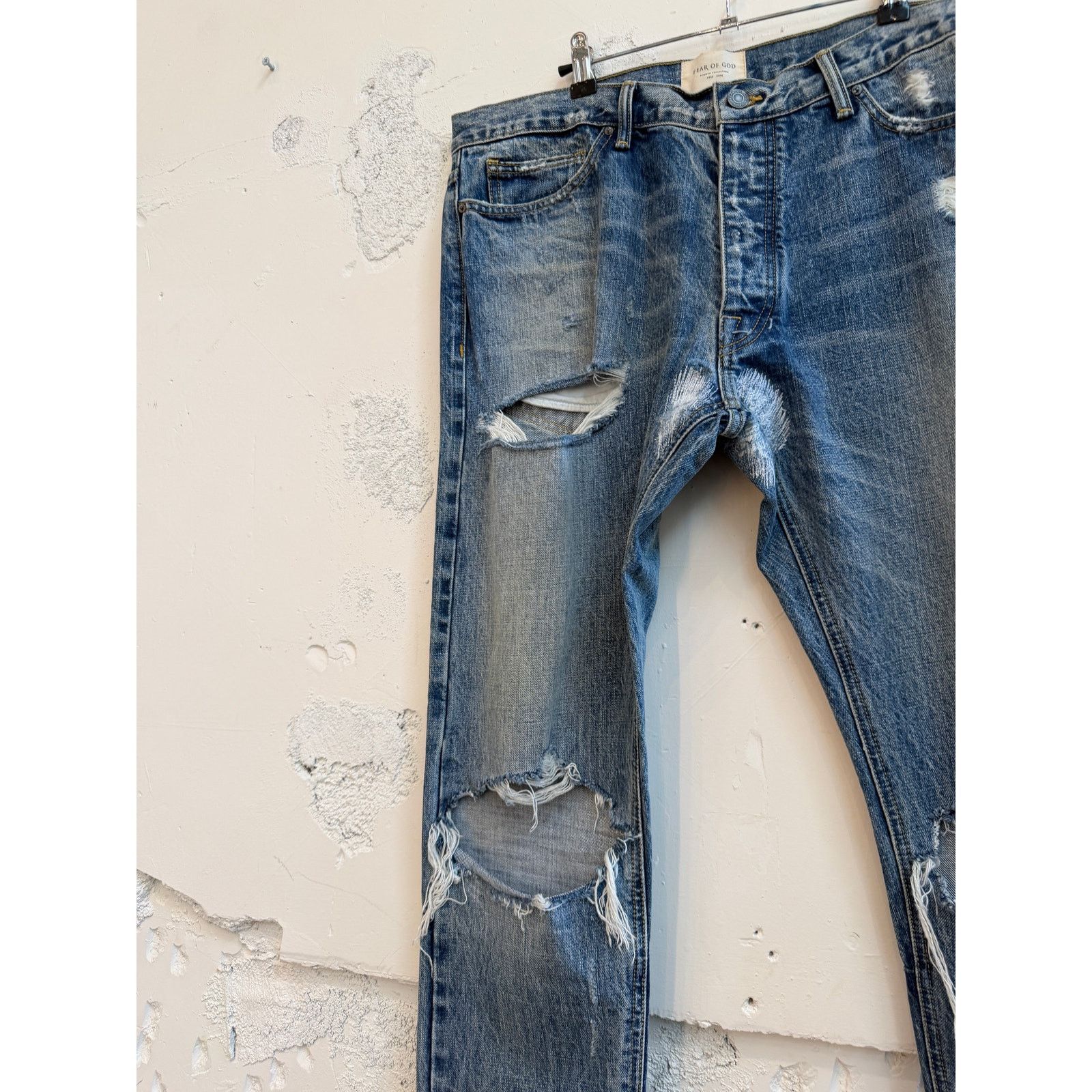Fear of God Fear of God 4th Collection Second Batch Vintage Denim Jeans Size US 36 / EU 52 - 3 Thumbnail