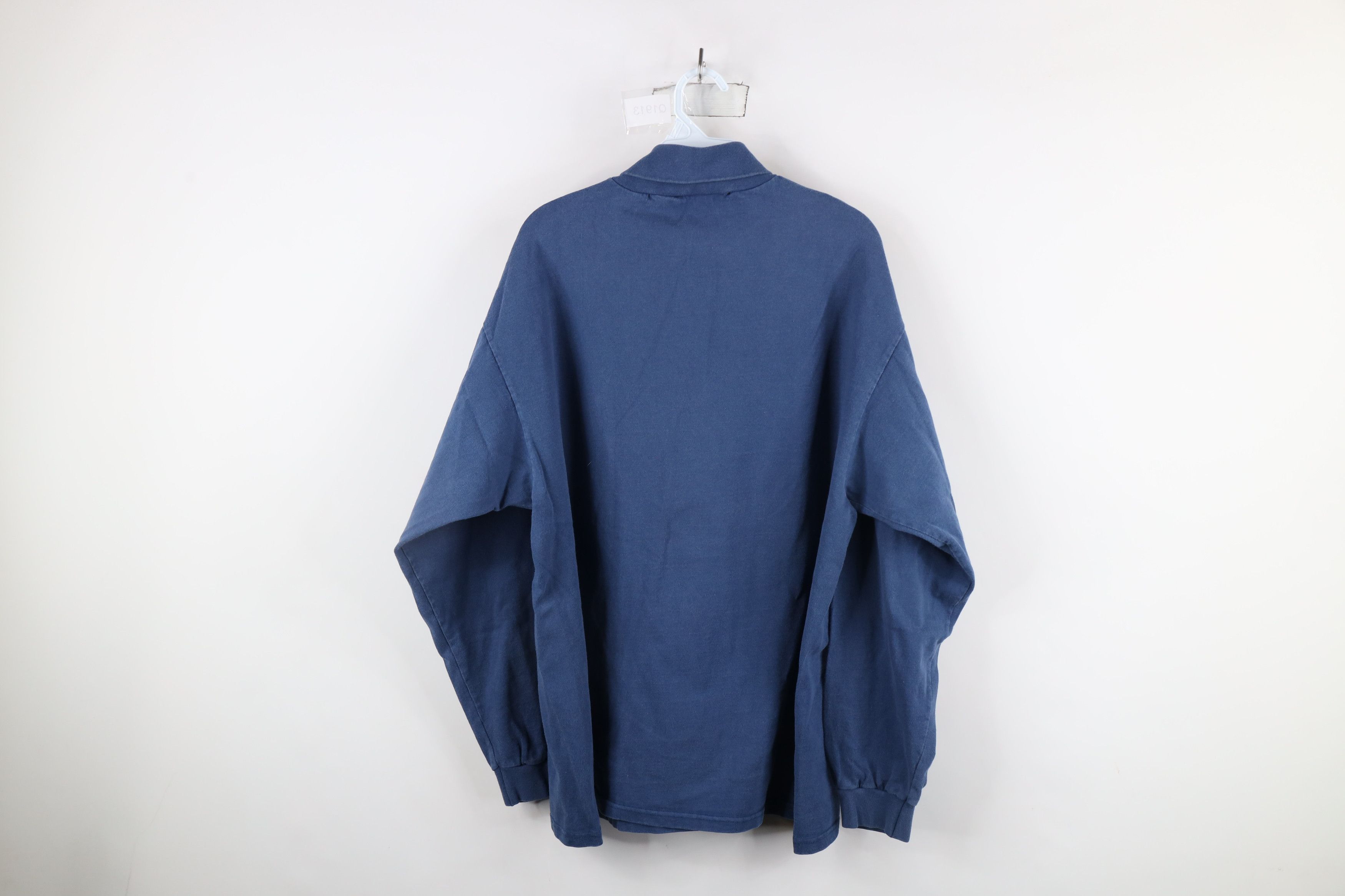 Vintage Vintage 90s Streetwear Heavyweight Turtleneck T-Shirt Cotton Size US XL / EU 56 / 4 - 7 Thumbnail