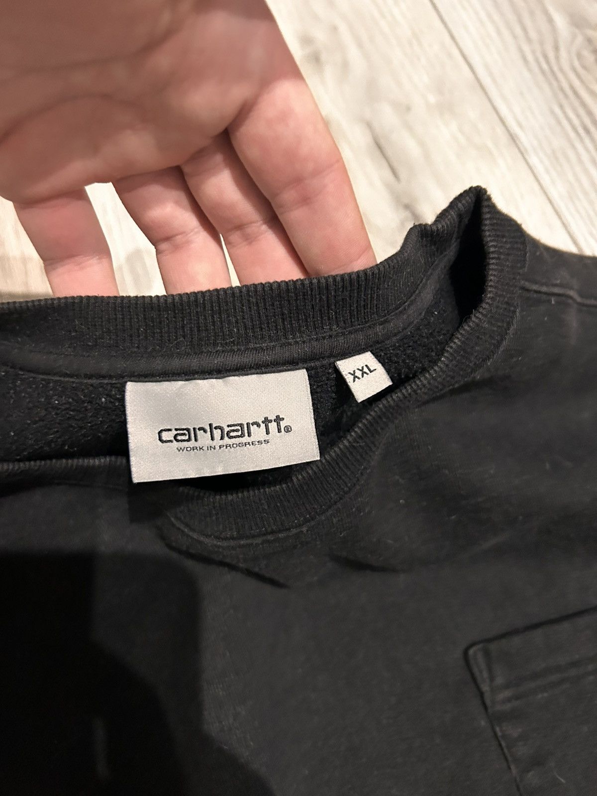 Carhartt × Vintage Black men’s Carhartt sweatshirt pocket Size US XXL / EU 58 / 5 - 3 Thumbnail