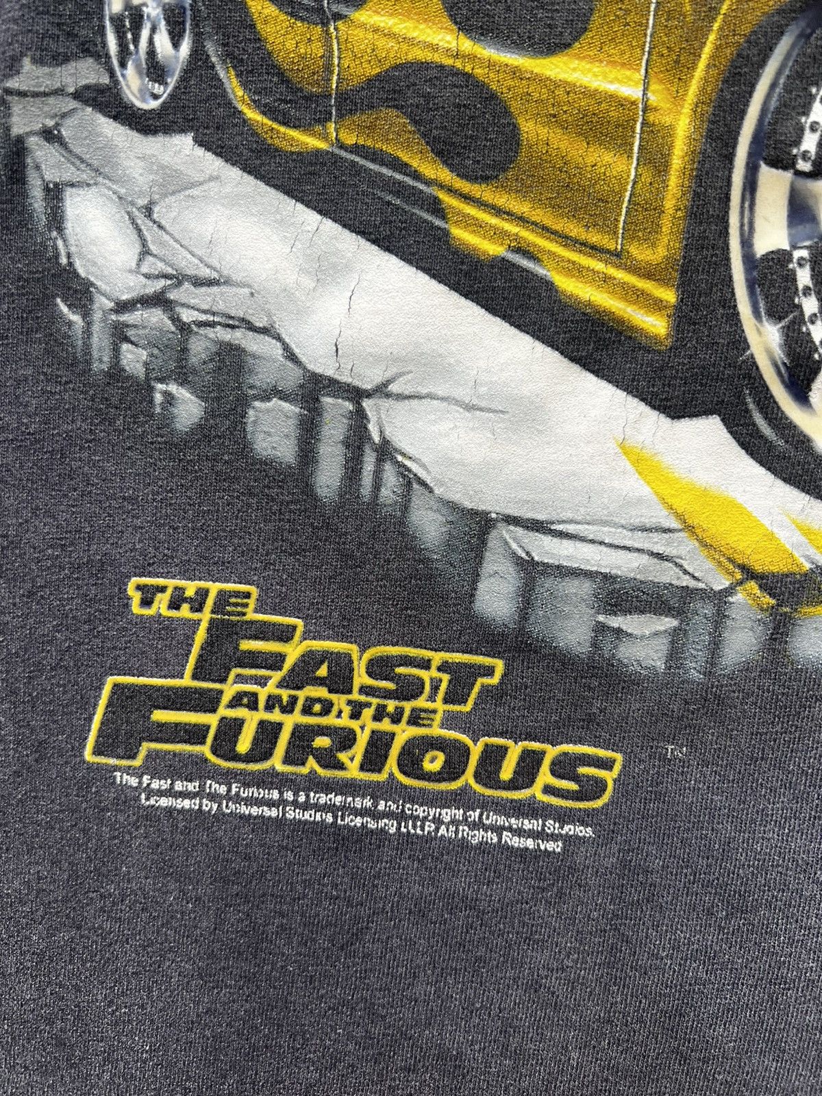 Vintage ‘00s The Fast and The Furious Nasty Sensation Car Tee Shirt Size US L / EU 52-54 / 3 - 6 Thumbnail
