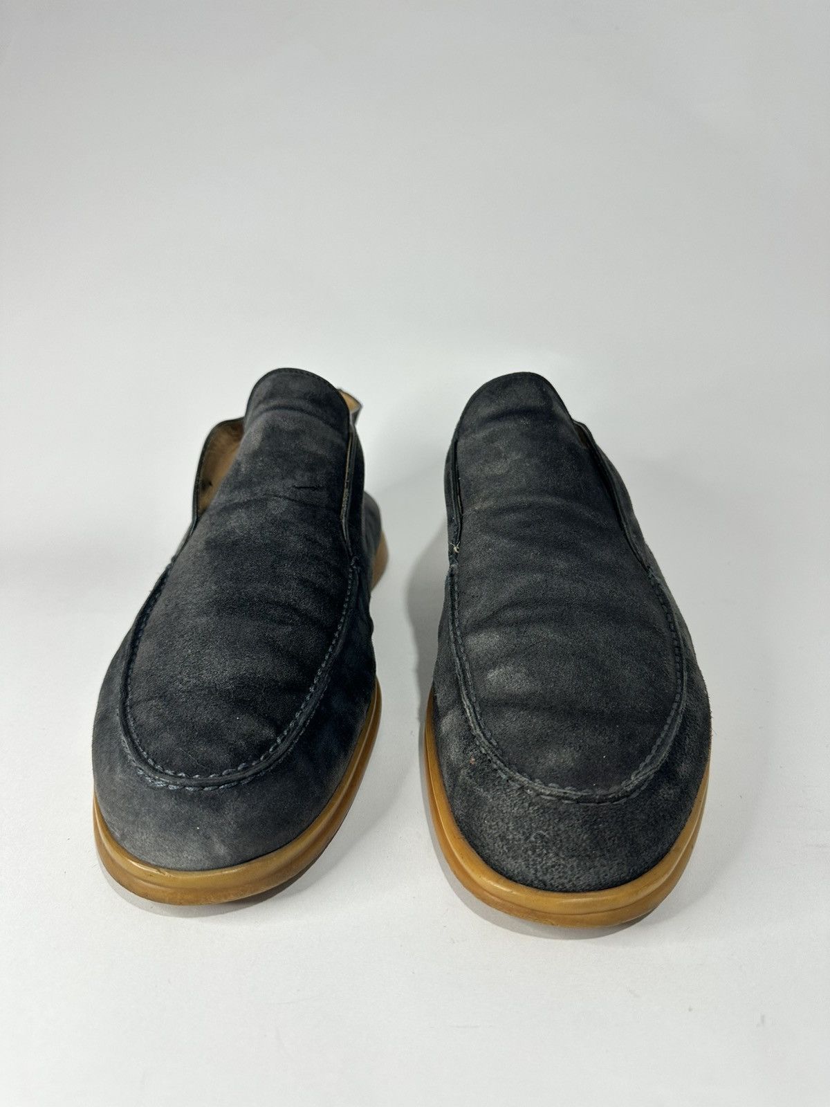 Loro Piana Loro Piana Open Walk Chukka Boots Suede in Navy Size 44 EU Size US 11 / EU 44 - 3 Thumbnail