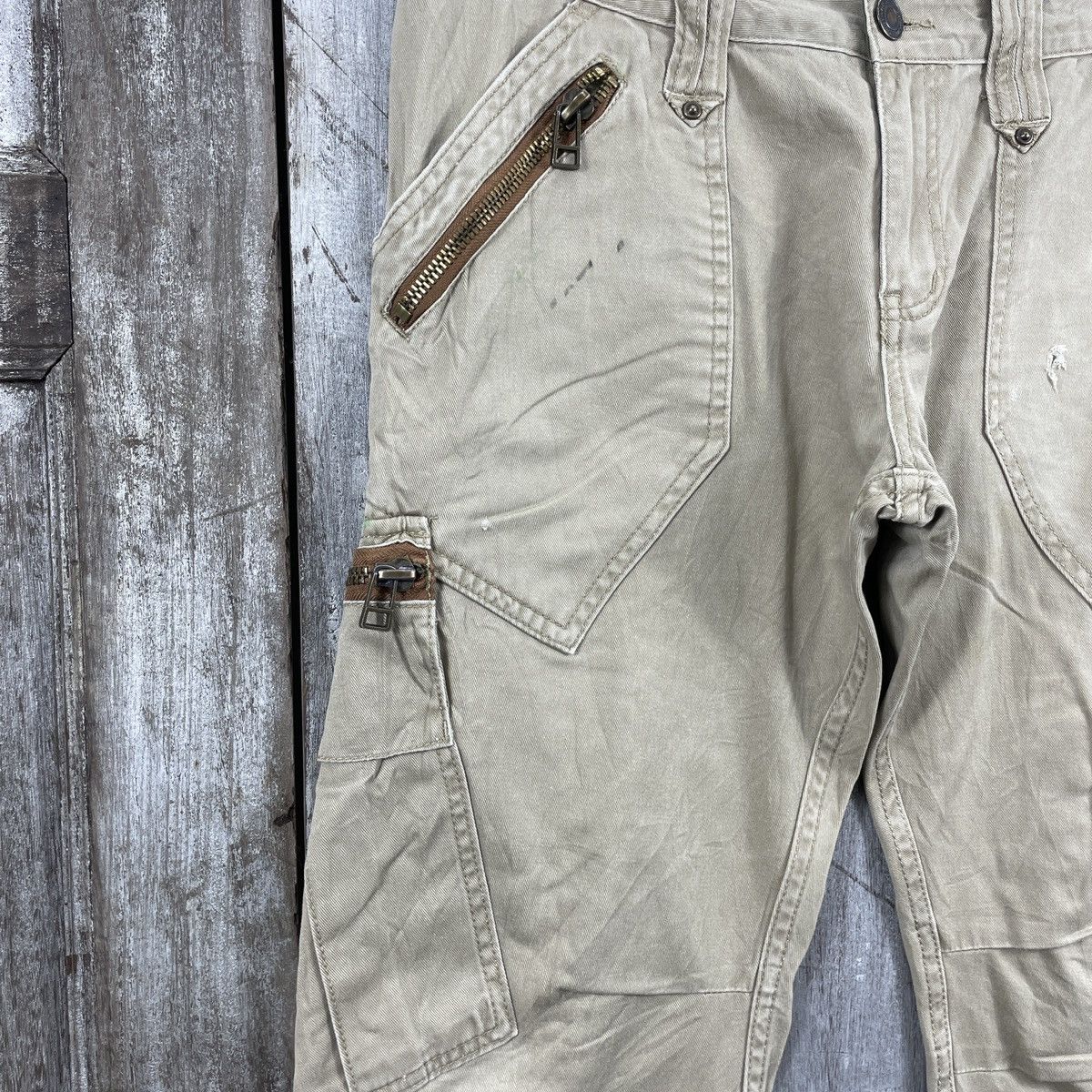 Vintage Japanese Brand Soul Of Freedom Zipper Cargo Pants