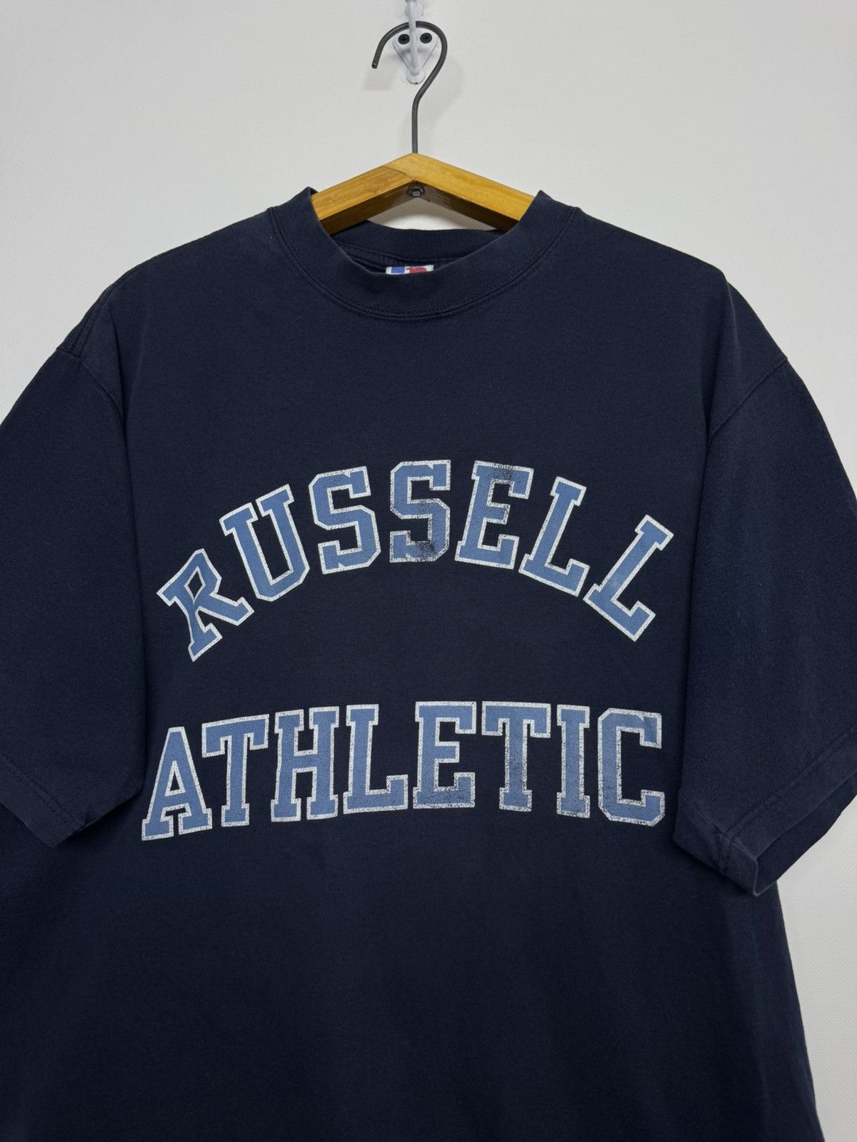 Russell Athletic Vintage Y2k Russell Athletic Big Logo T-shirt 90’s Size US M / EU 48-50 / 2 - 1 Thumbnail