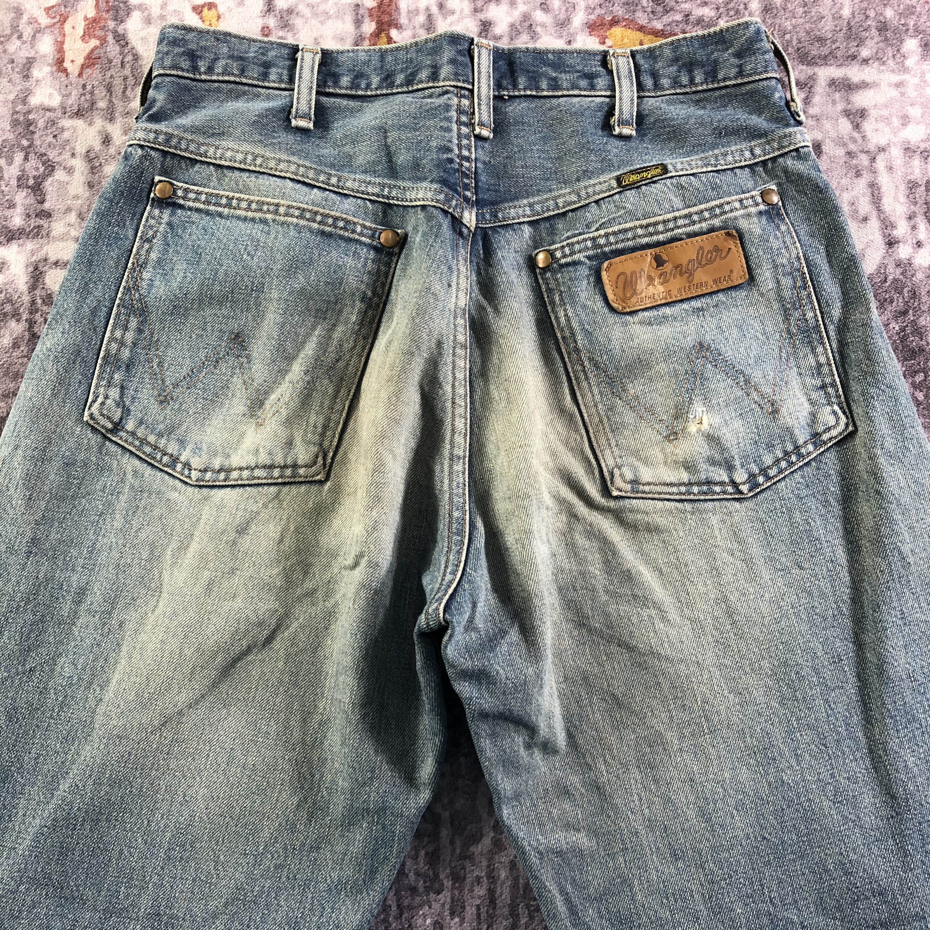 Vintage Vintage Wrangler Blue Bell Selvedge Jeans-JM3686 Size US 30 / EU 46 - 4 Thumbnail