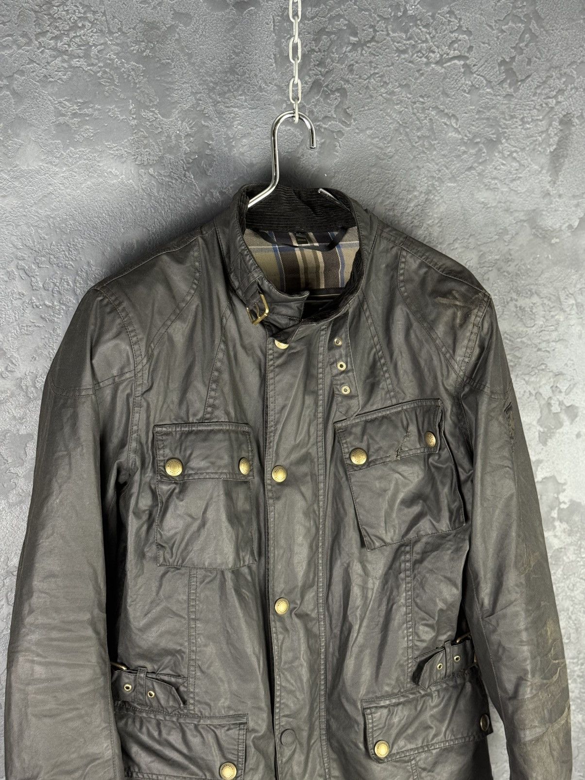 Belstaff Belstaff Crosby Motorcycle Waxed Vintage Jacket Men’s Size L Size US L / EU 52-54 / 3 - 5 Thumbnail