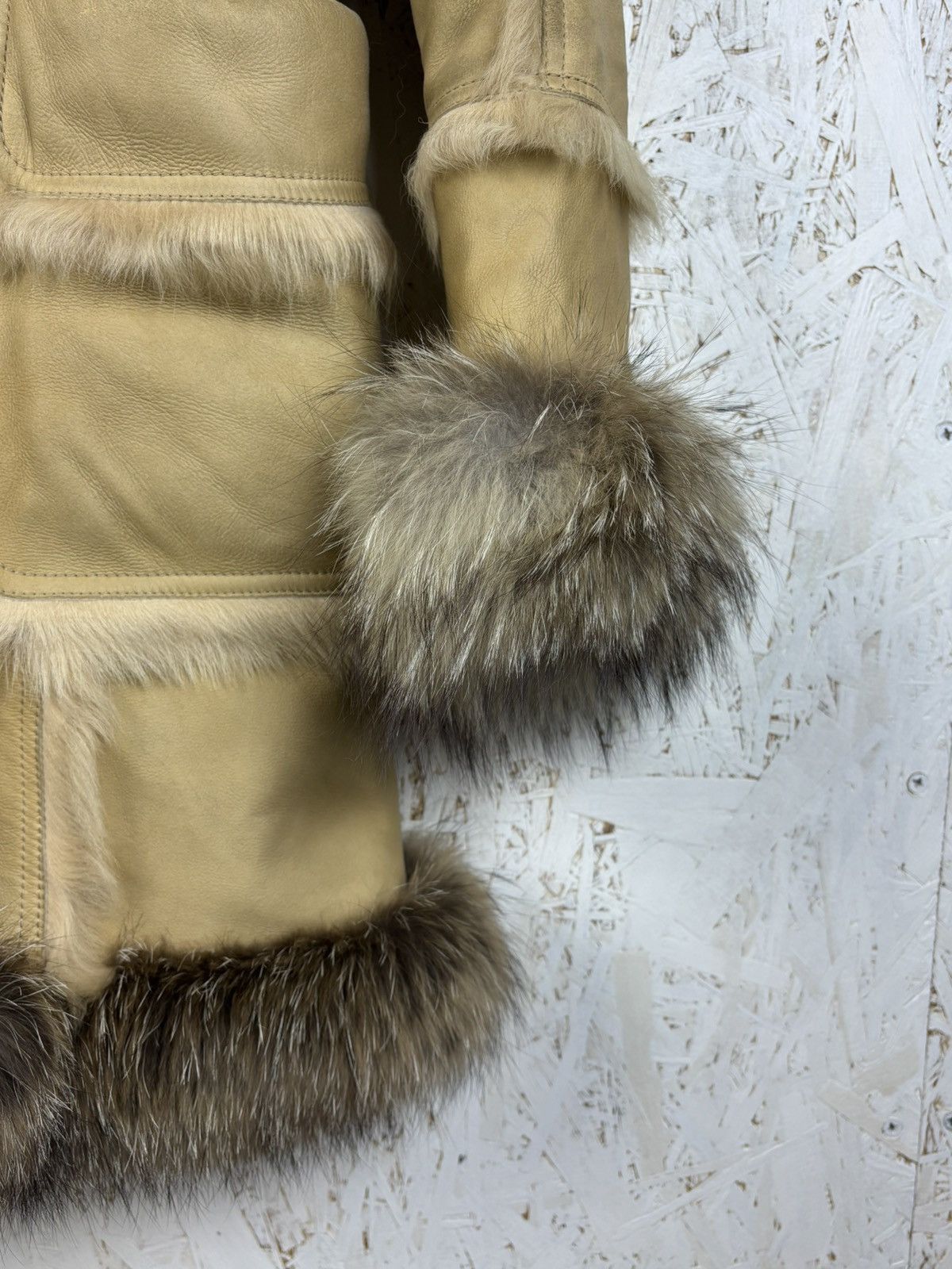 Prada Prada AW06 Shearling Sheep Fox Fur Leather Dufflecoat 44 Size M / US 6-8 / IT 42-44 - 6 Thumbnail