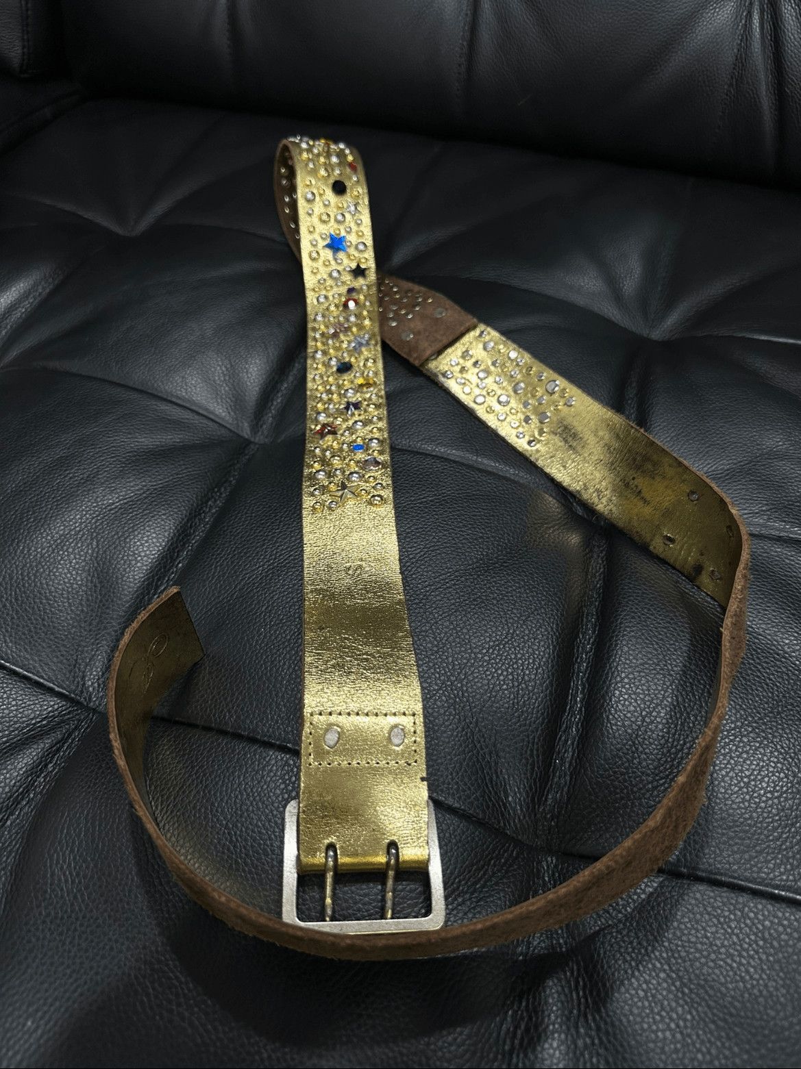 Takahiromiyashita The Soloist. Takahiromiyashita The Soloist. Golden Jewelry Belt-2505 Size ONE SIZE - 6 Thumbnail