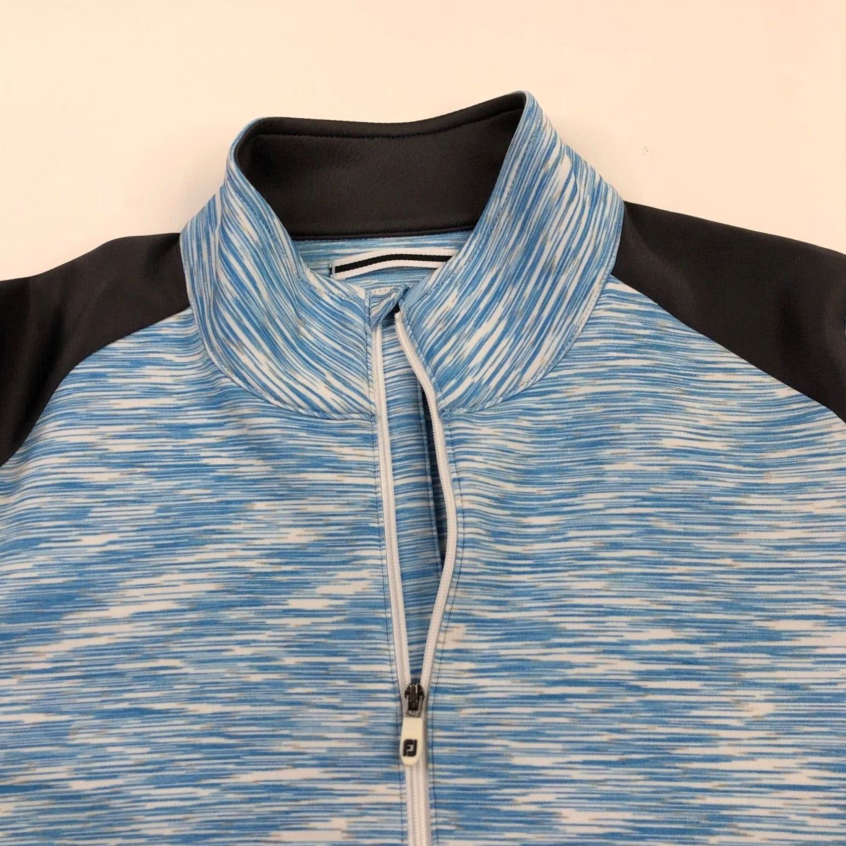 Footjoy FootJoy Women’s Medium Blue Long Sleeve Stretch Zip Light Jacket Golf Size M / US 6-8 / IT 42-44 - 2 Thumbnail