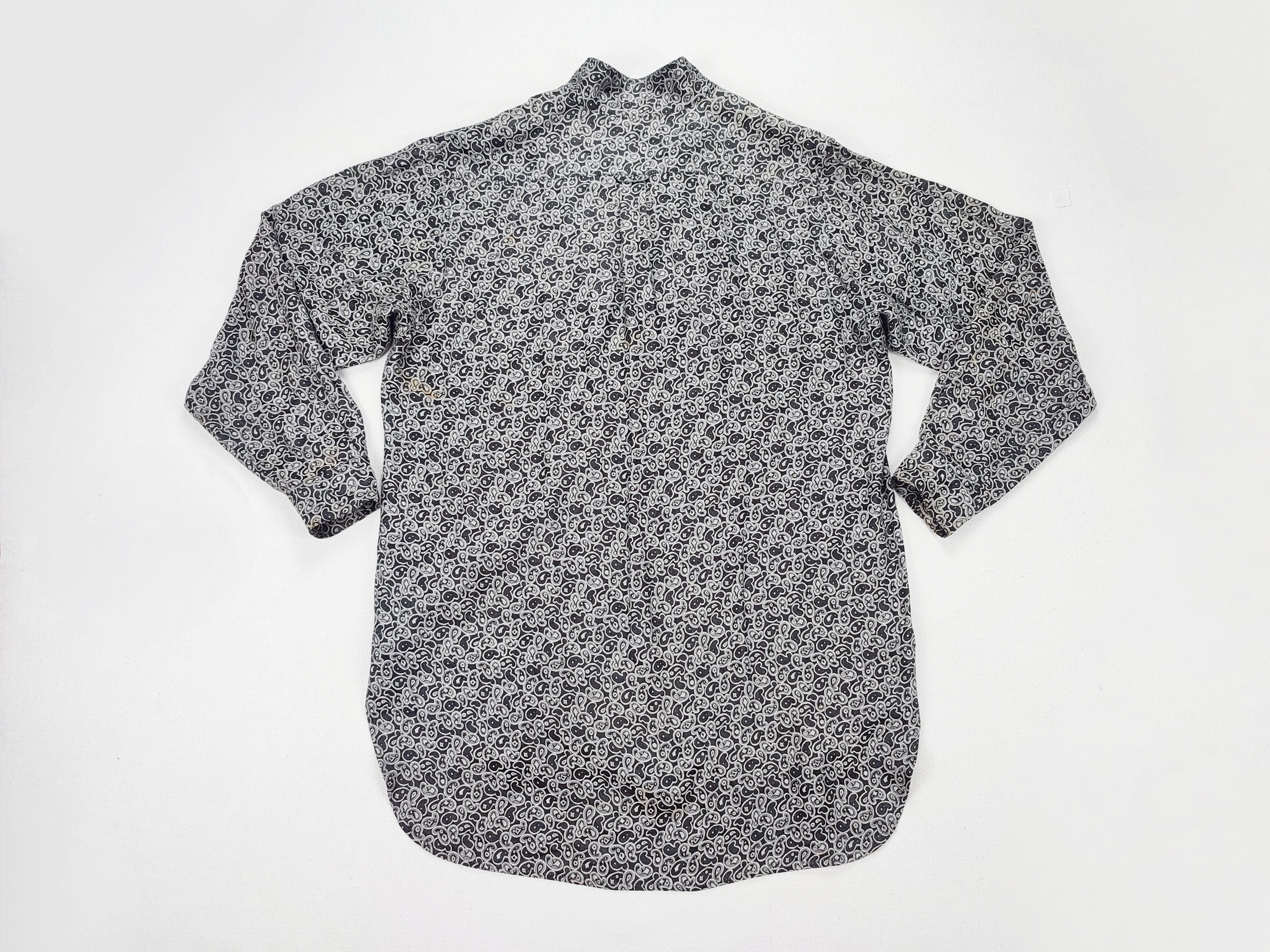 Y's × Yohji Yamamoto Y's Yohji Yamamoto French Collar Paisley Rayon Shirt Size US L / EU 52-54 / 3 - 2 Thumbnail