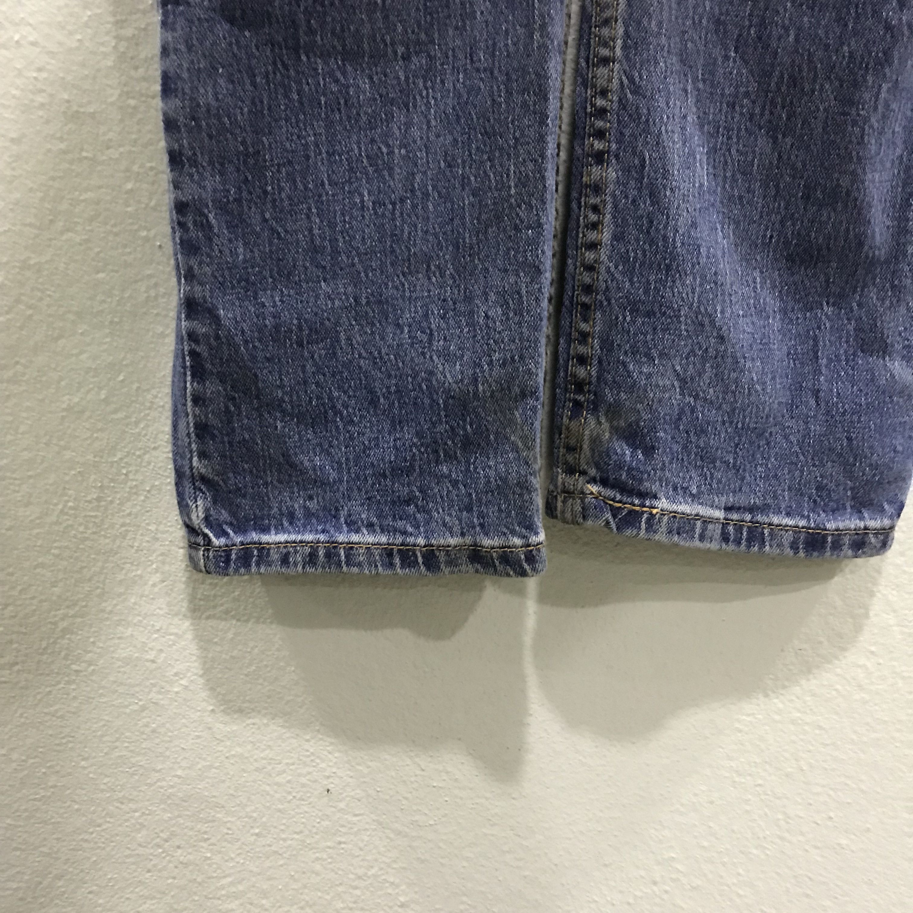 Levi's Levi’s 505 Regular Fit Straight Leg Jeans Dark Wash Size US 32 / EU 48 - 8 Thumbnail