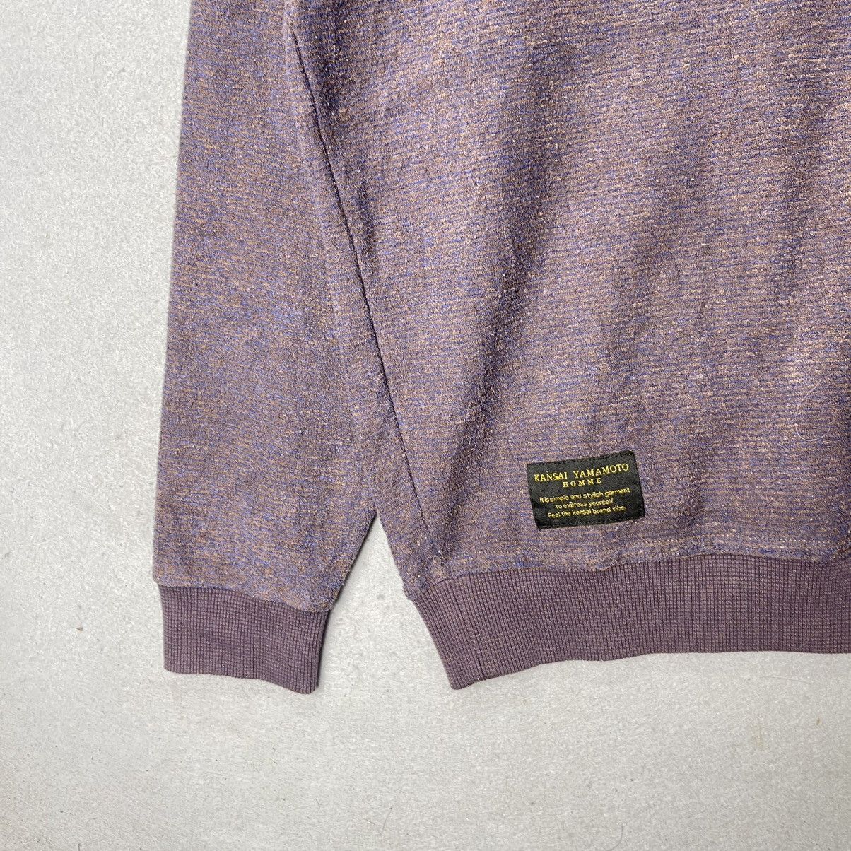 Kansai Yamamoto Vintage Kansai Yamamoto Homme Pocket Sweatshirt Size US M / EU 48-50 / 2 - 6 Thumbnail