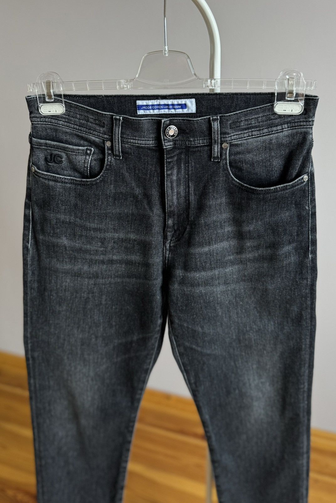 Jacob Cohen Jacob Cohen Black Slim Fit Stretch Jeans Denim Pants 31-33 Size US 33 - 7 Thumbnail
