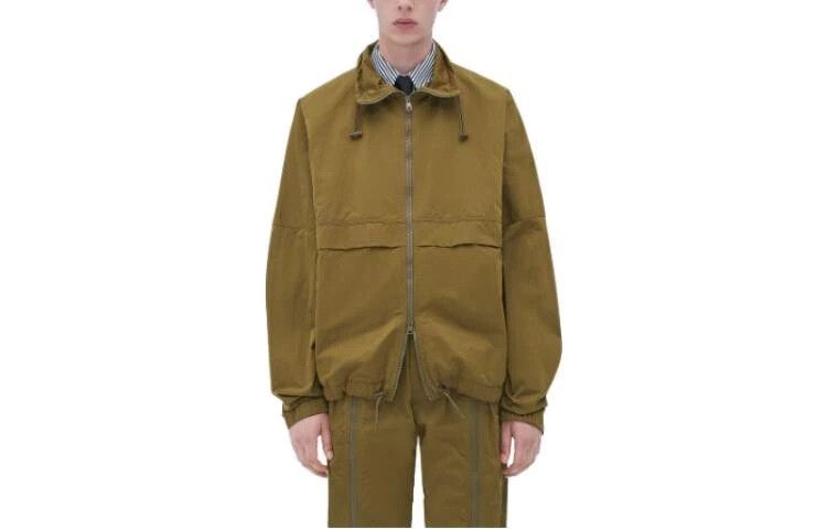 Bottega Veneta o1n1vont0625 Zipped Nylon Jacket in Liana Size US M / EU 48-50 / 2 - 5 Thumbnail