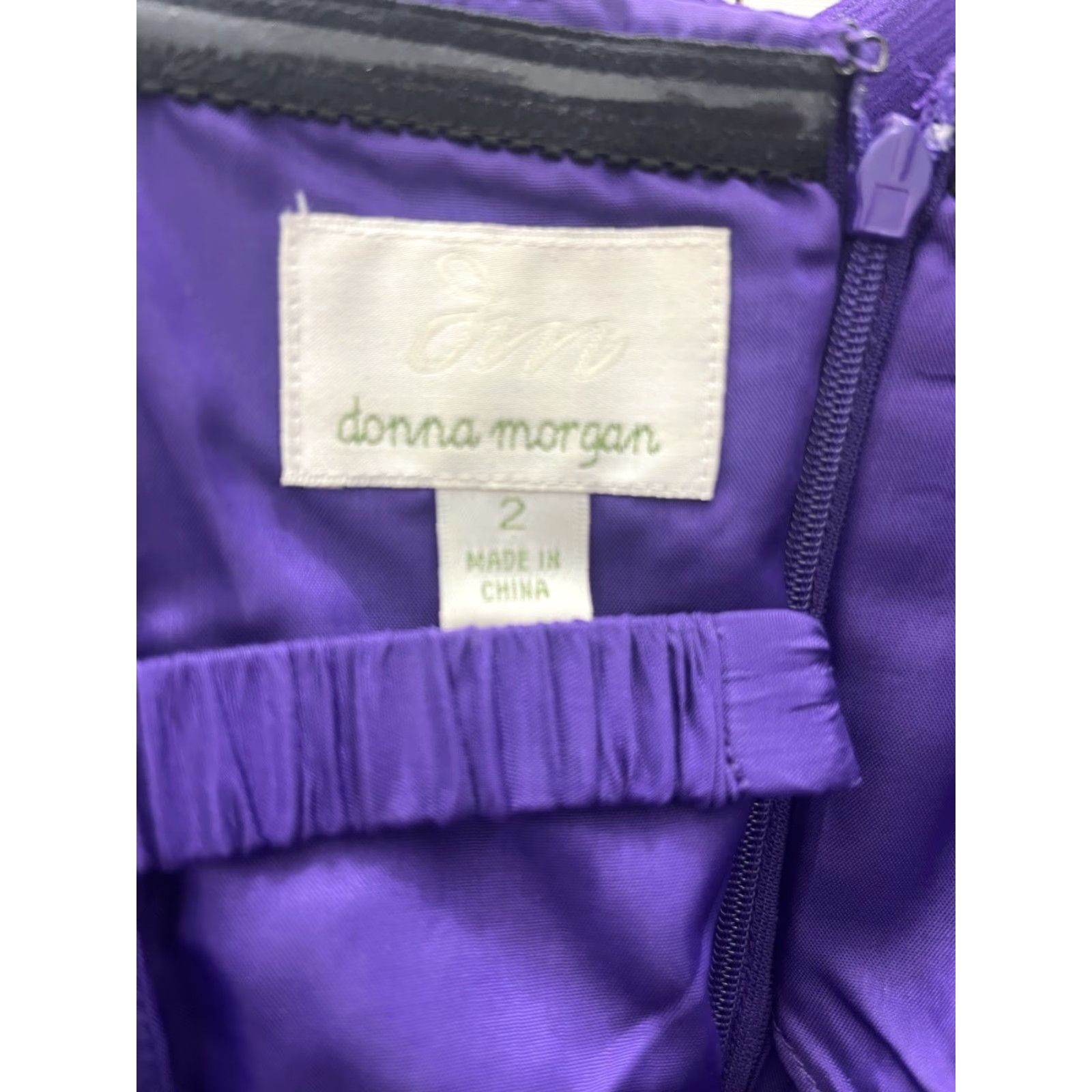 Donna Morgan Donna Morgan Purple 100% Silk Ruched Strapless Party Prom Cocktail Dress 2 Dress Size XS / US 0-2 / IT 36-38 - 3 Thumbnail