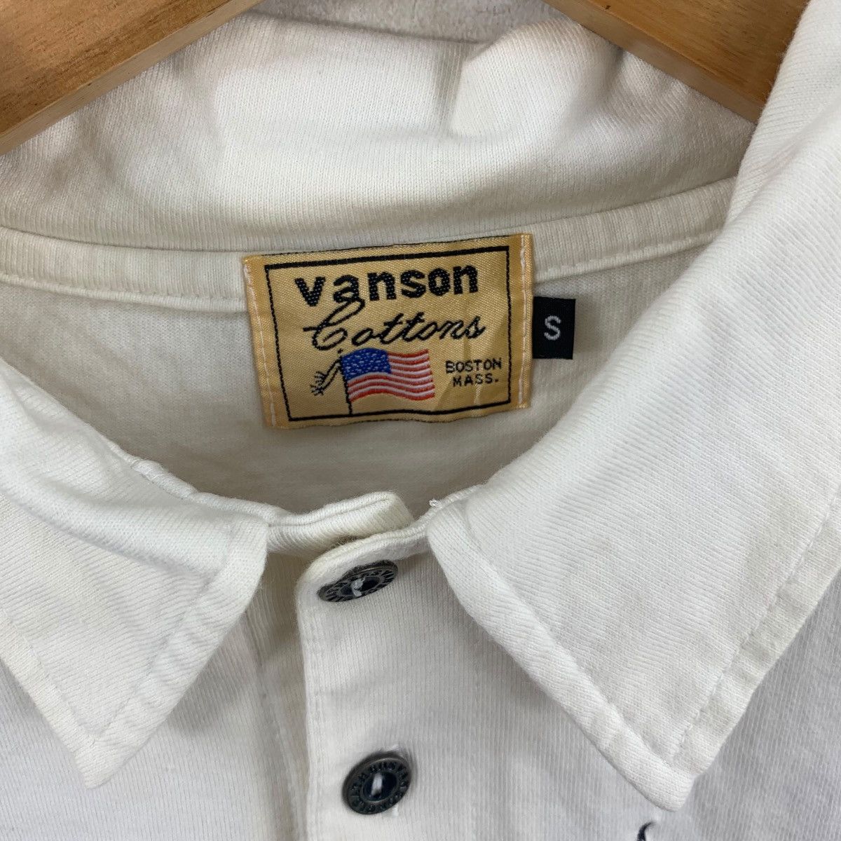 Vanson Leathers Vintage VANSON LEATHER MOTORCYCLE Custom Made Polo Tee Shirt Size S / US 4 / IT 40 - 10 Thumbnail
