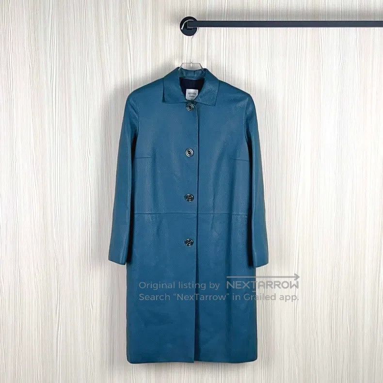 Hermes Hermes Leather jacket Size XXS / US 00 / IT 34 - 1 Thumbnail