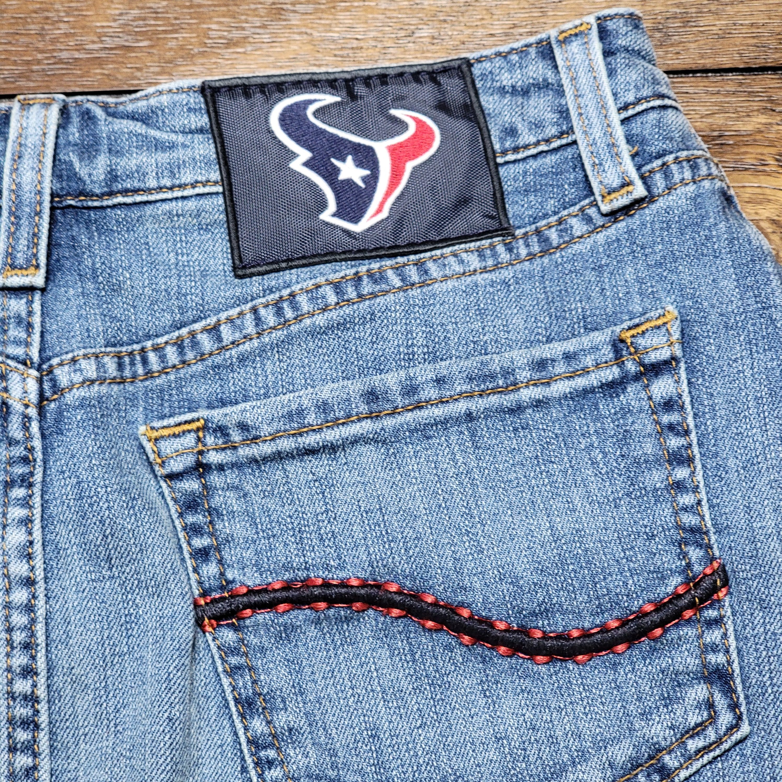 NFL NFL Team Apparel Houston Texans Denim Mini Skirt - Size 2 Size 27" / US 4 / IT 40 - 4 Thumbnail