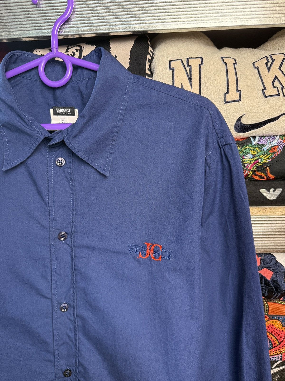 Versace Jeans Couture Versace Jeans Couture Shirt Size L Size US L / EU 52-54 / 3 - 8 Thumbnail