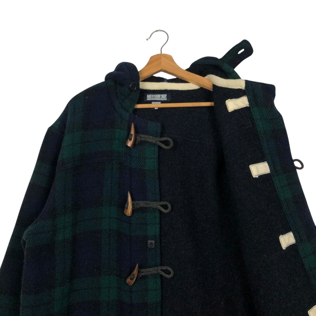 Japanese Brand 🔥VINTAGE WOOL JACKET NORTH MARINE DRIVE ISSEY MIYAKE TARTAN Size US M / EU 48-50 / 2 - 14 Thumbnail