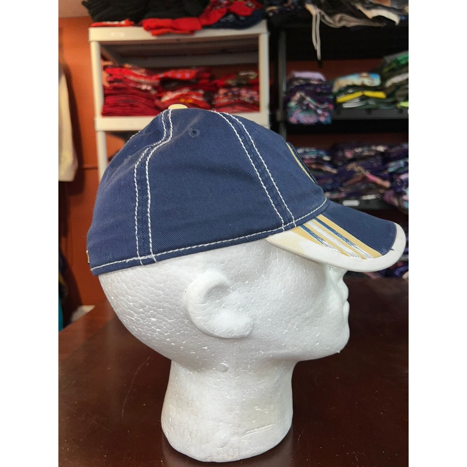 Adidas Adidas UC Davis Hat Vintage University College Blue Gold Cap Size ONE SIZE - 6 Thumbnail