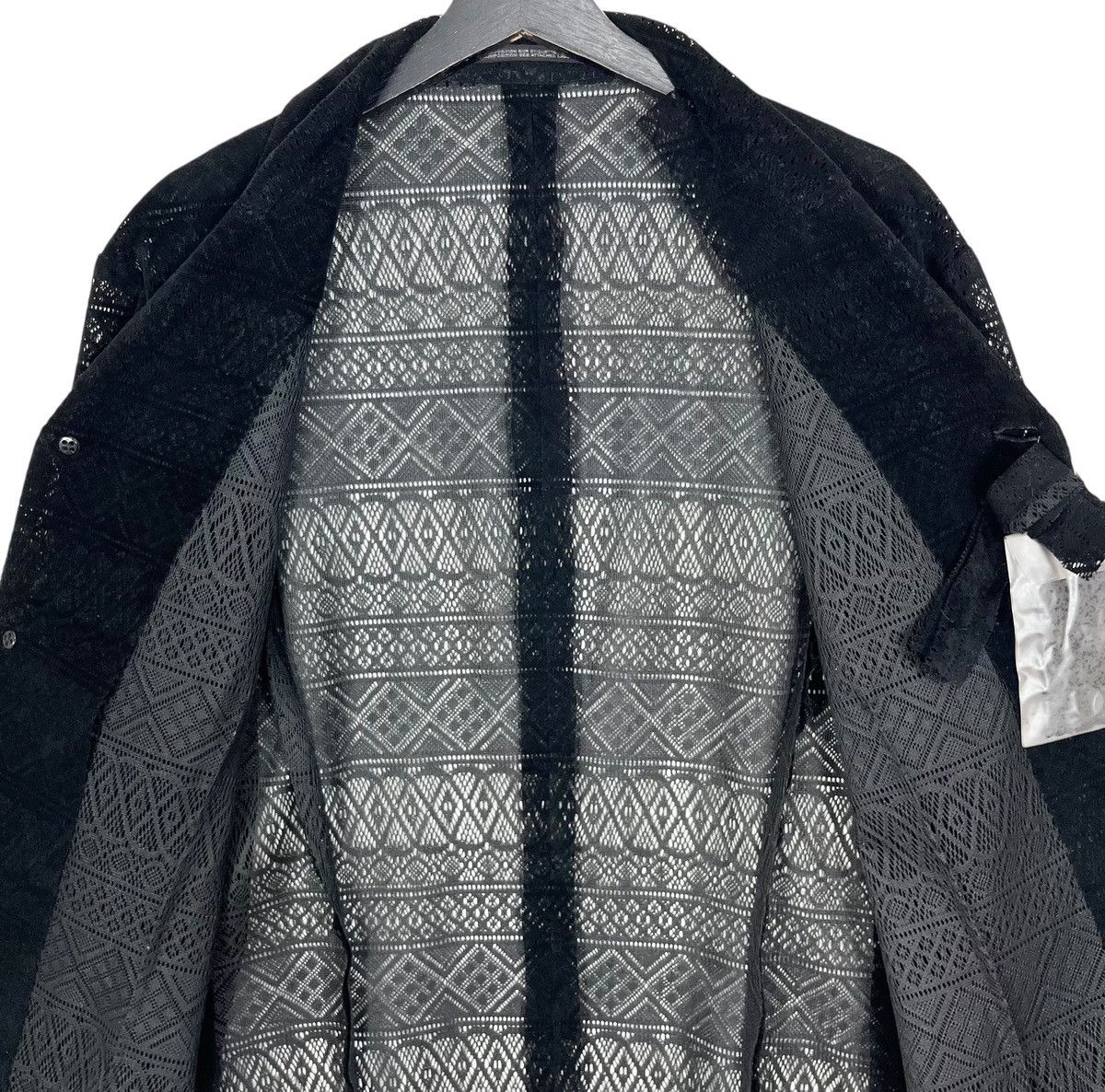 Designer × Yohji Yamamoto Yohji Yamamoto Pour Homme See Through Lace Jacket Size US M / EU 48-50 / 2 - 8 Thumbnail