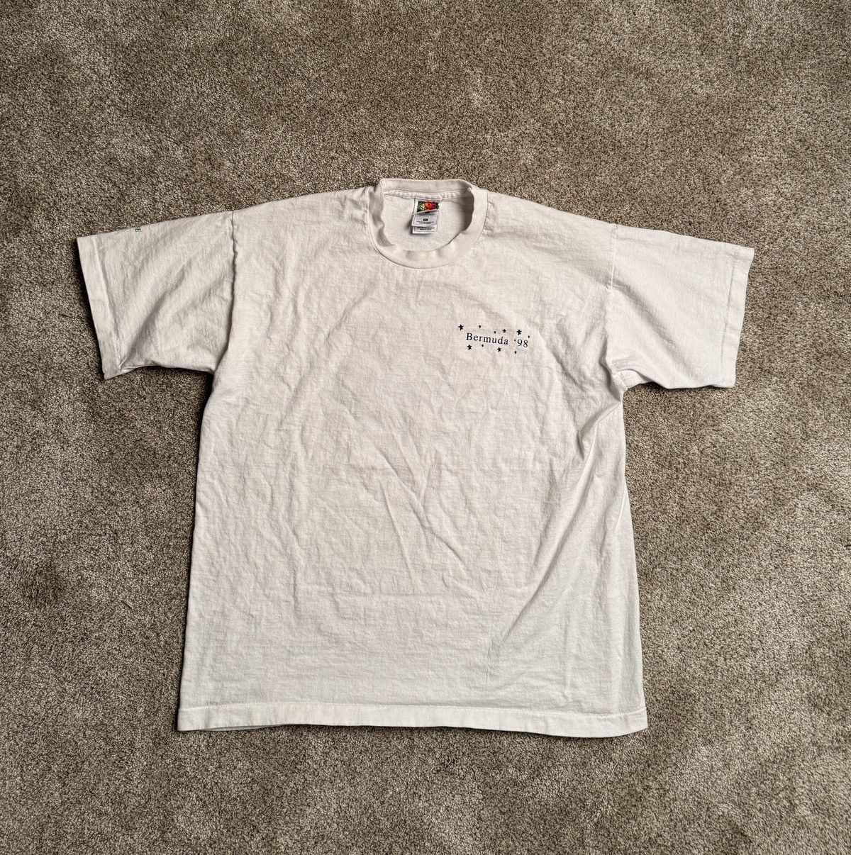 Fruit Of The Loom VINTAGE FRUIT OF THE LOOM “GRASP THE FUTURE” GRAPHIC TEE Size US XL / EU 56 / 4 - 5 Thumbnail