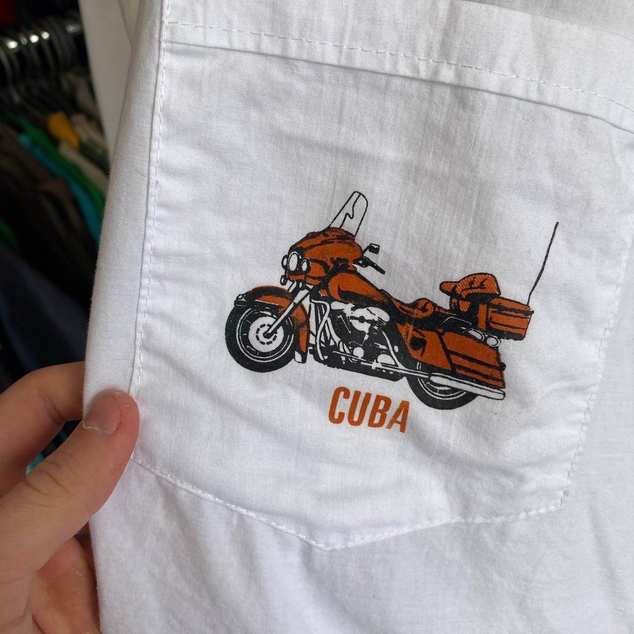 Harley Davidson × Vintage Vintage Harley Davidson Cuba Big logo band 90’s shirt Size US XXL / EU 58 / 5 - 7 Thumbnail