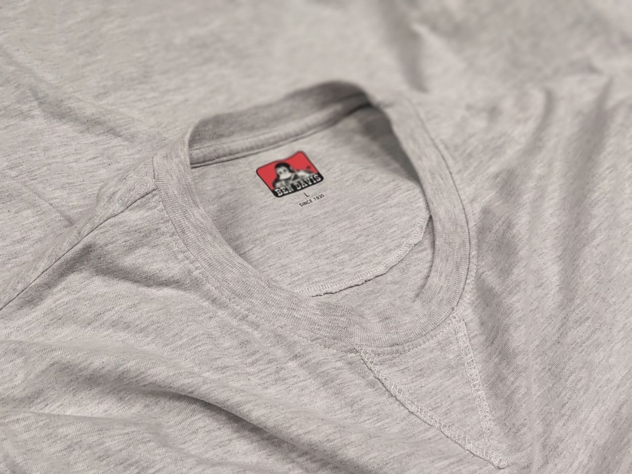 Ben Davis Vintage Ben Davis Design Oversized Logo Gray Long Sleeve Size US L / EU 52-54 / 3 - 12 Thumbnail
