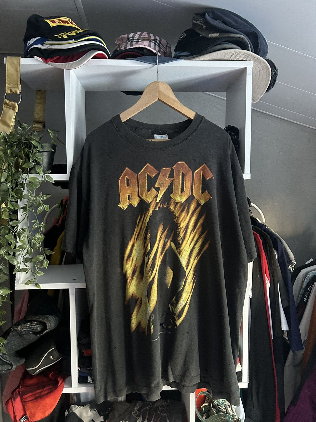 Vintage 2001 ACDC Bonfire Promo Tour Rock Band T-Shirt