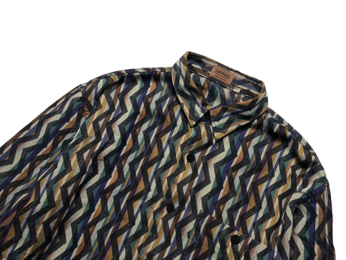Missoni Missoni zig zag shirt Size US M / EU 48-50 / 2 - 2 Thumbnail