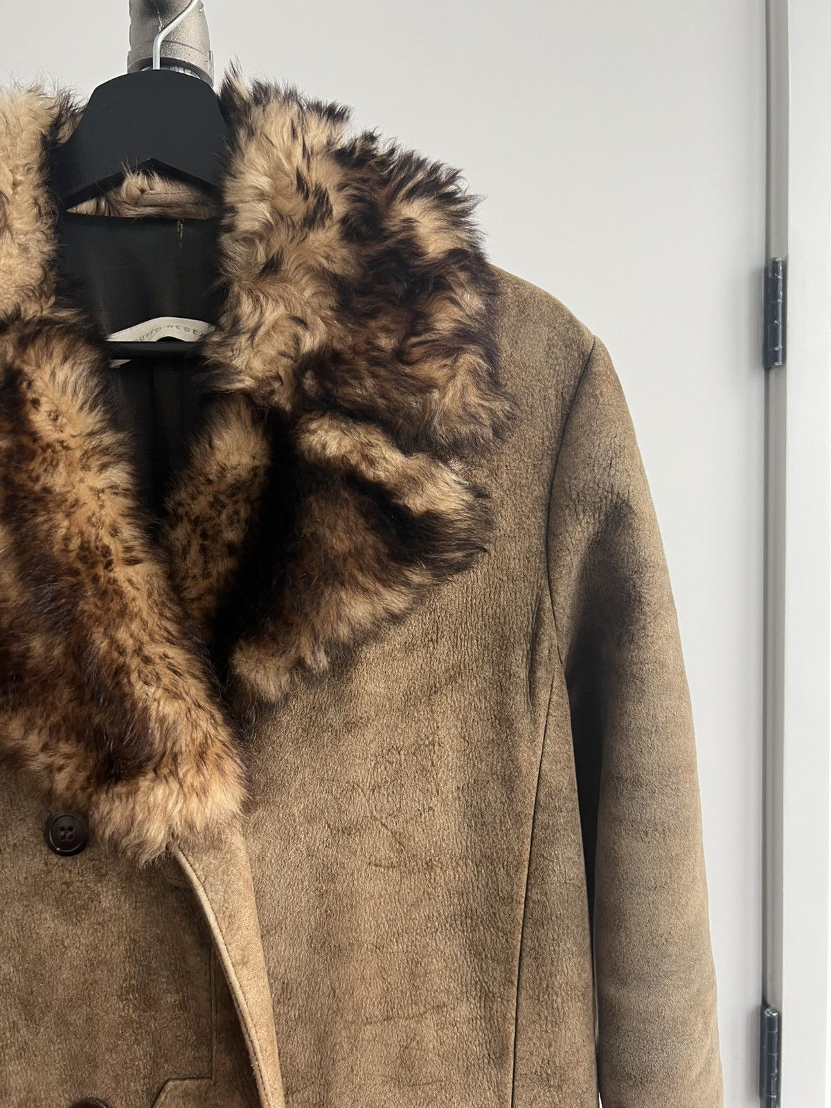 A.F. Vandevorst AW00 Fur-Collar Leather Coat Size US S / EU 44-46 / 1 - 3 Thumbnail