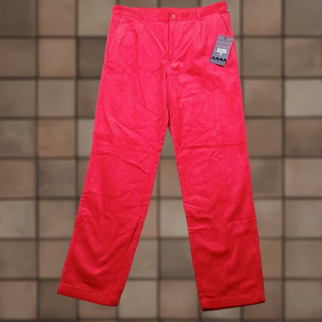 Rowing Blazers VINTAGE? Rowing Blazers Target Men's Corduroy Pants 38x36 Red Straight Leg NWT Size 38R - 1 Thumbnail