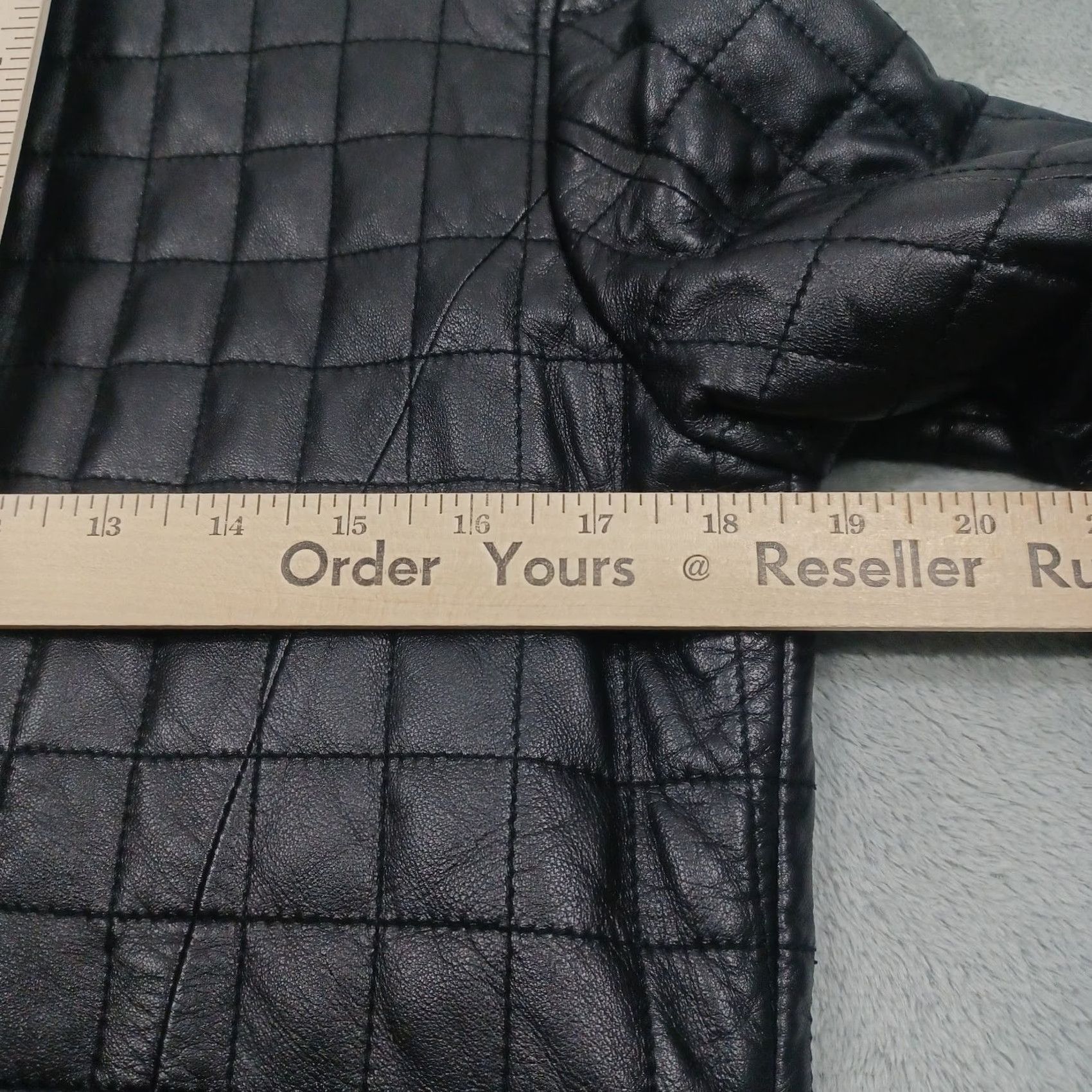 Pendleton Pendleton Leather Jacket Womens Small Black Quilted Pockets Button Up - Regular Fit, Stones Entitled Size S / US 4 / IT 40 - 8 Thumbnail