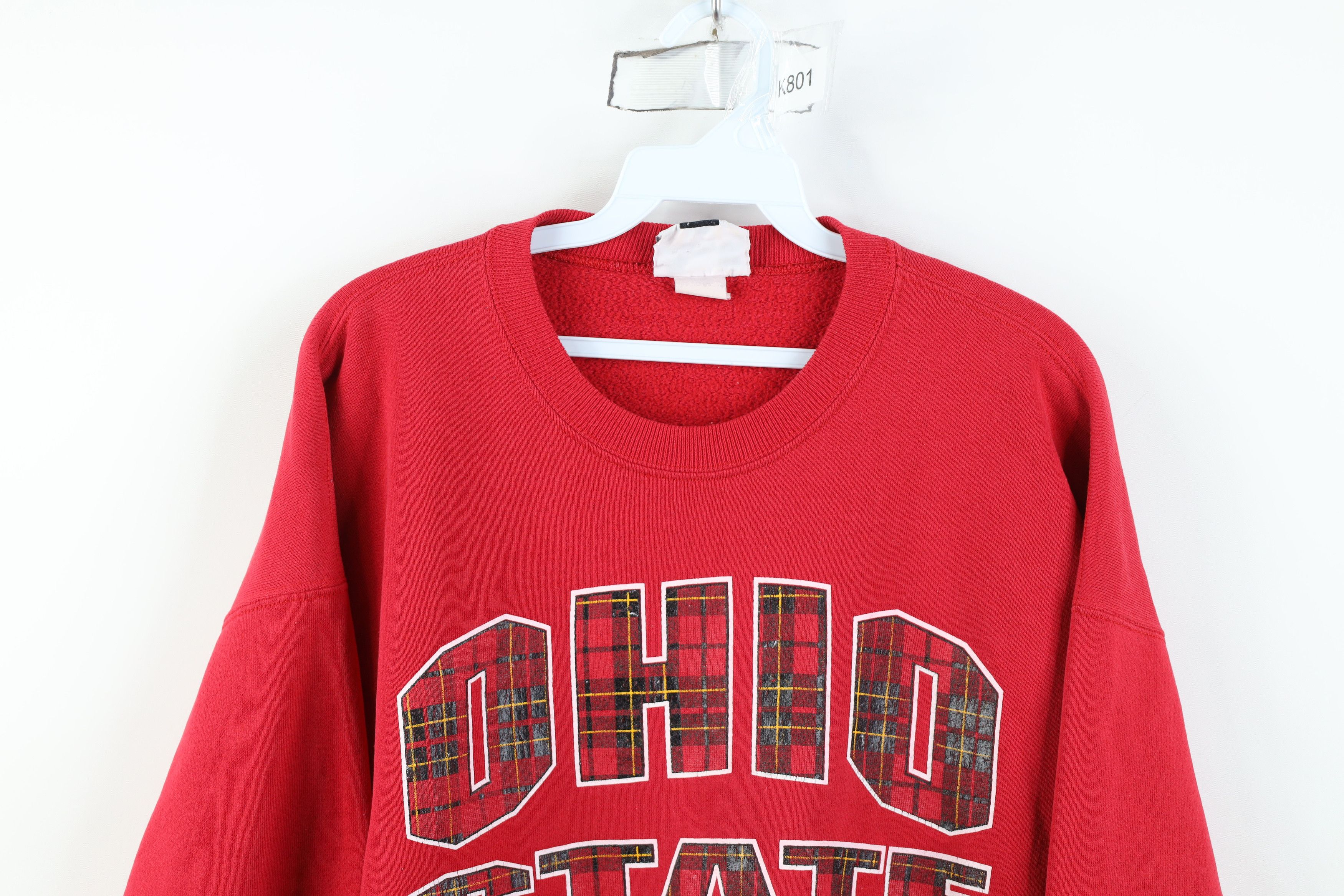 Vintage Vintage 90s Ohio State University Football Sweatshirt USA Size XL / US 12-14 / IT 48-50 - 2 Thumbnail