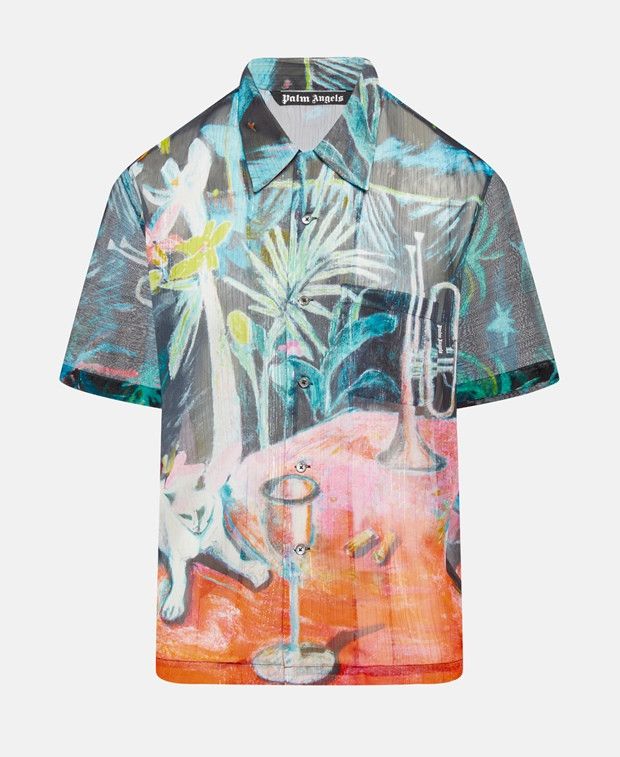 Palm Angels Short-sleeved shirt Size 46R - 1 Preview