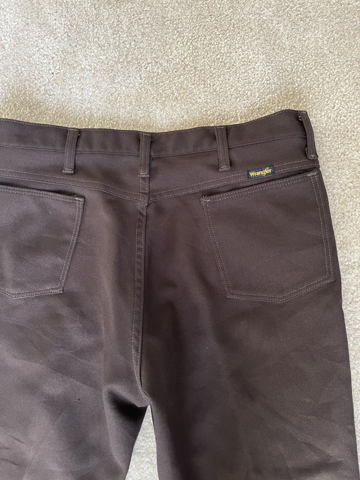 Vintage × Wrangler Vintage 80s Wrangler Polyester Pants Size US 38 / EU 54 - 5 Thumbnail