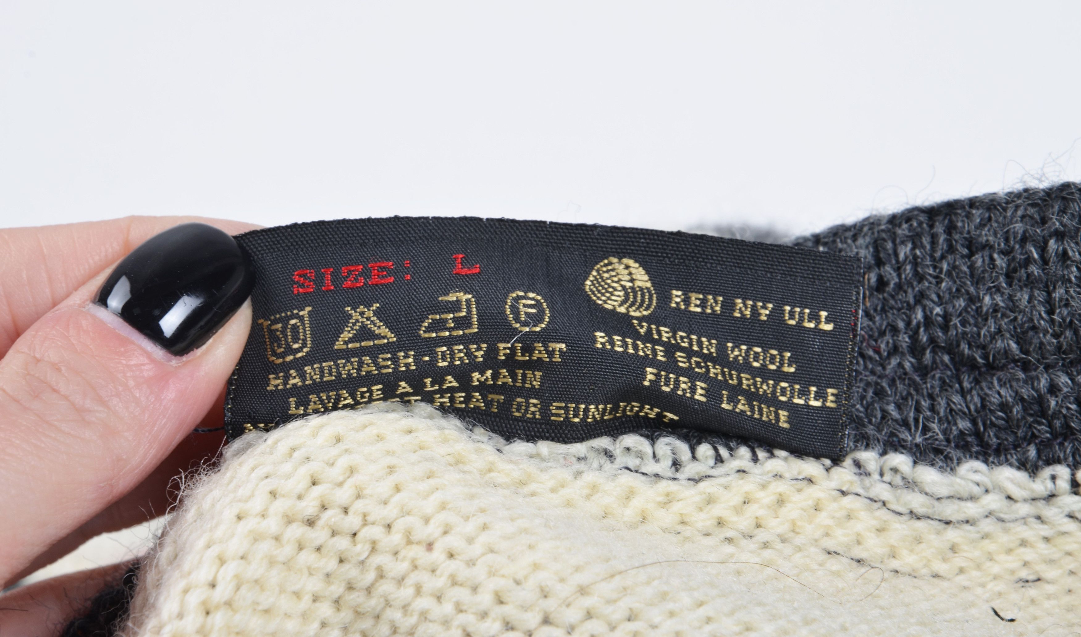 Other Vintage Nordstrikk Nordic Wool Knit Clasp Sweater Size US L / EU 52-54 / 3 - 7 Thumbnail