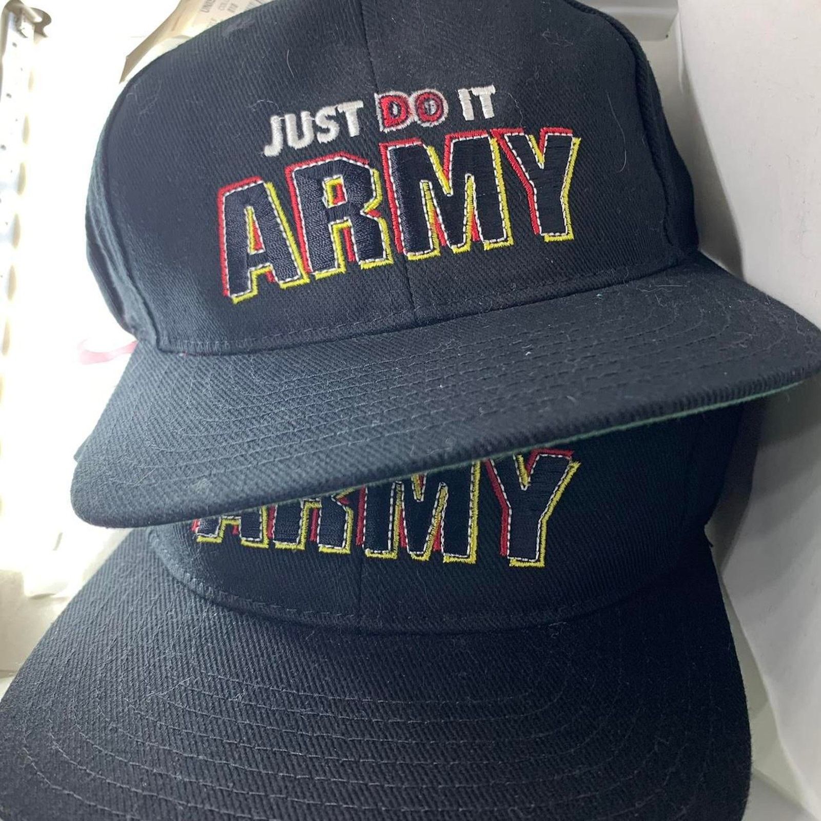 Nike vintage 90’s NIKE JUST DO IT ARMY FOOTBALL snapback cap hat Size ONE SIZE - 4 Thumbnail