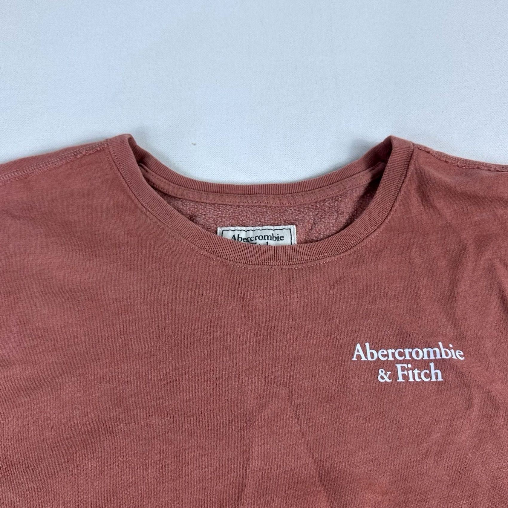 Abercrombie & Fitch VINTAGE Abercrombie & Fitch Sweater Womens Large Pullover Crewneck Pink 90s Preppy Academia Cropped Crew Neck Knit Pullover Mens Womens Girls? Size L / US 10 / IT 46 - 6 Thumbnail