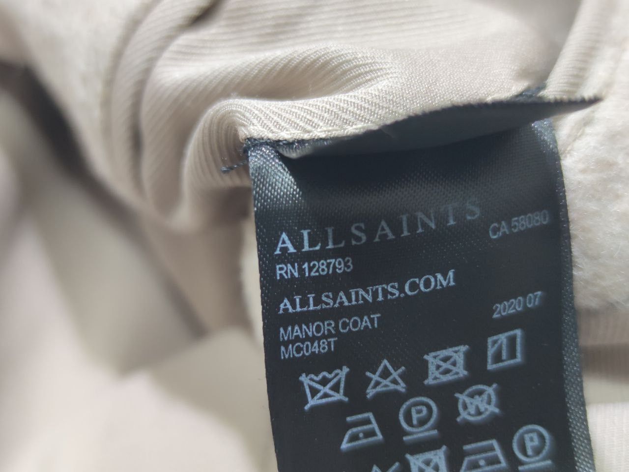 Allsaints Allsaints Men's Manor Wool Coat Size 38 Size US M / EU 48-50 / 2 - 12 Thumbnail